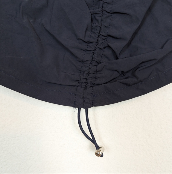 NWT Daisy Street Navy Blue Asymmetric Ruched Crop Top Size S - Picture 4 of 11